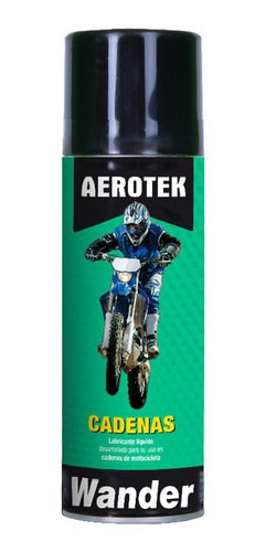 Wander Pack X 12 Lubricante Cadena 240cc Aerotek Moto Bici 0