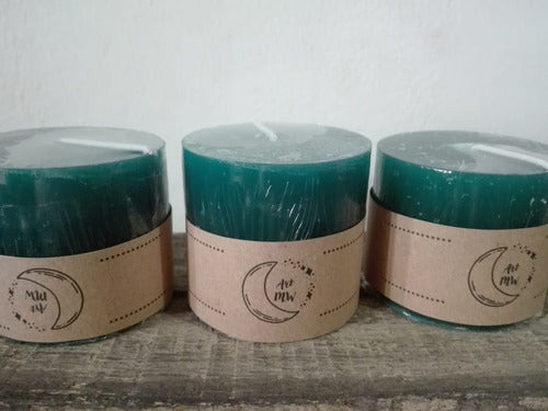 Pack of 3 Paraffin Scented Candles, 6x5 cm, Assorted Colors 3
