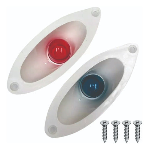 Marine Bow Lights Type Cat's Eye with Stainless Screws 0