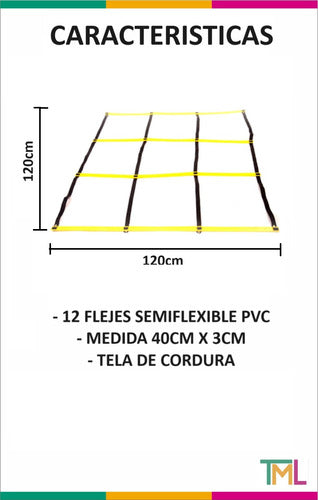 Tml Cuadrilatero De Coordinacion Fitness 9 Cuadrados 45cm X 45cm 1