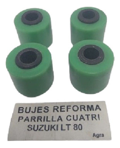 Suzuki Lt 80 4 Pernos Y Buje Parrillas Suspension Agra 0