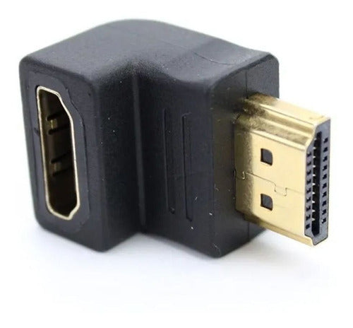 Nisuta HDMI Male to Female Adapter 90 Degrees NS-ADHD90 0