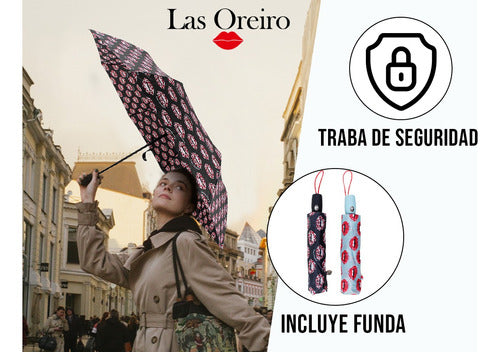 Las Oreiro Automatic Windproof Reinforced Umbrella with Case 5