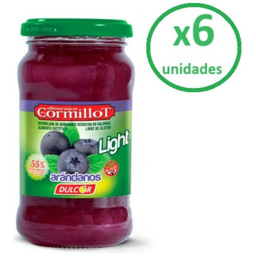 Pack Mermelada Arandano Dr. Cormillot 390g X 6 Un- Dh Tienda 0