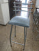 Ortiz High Stool With Backrest - Pipe Frame and Upholstered Seat 4