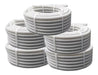 Tecnocom Caño Flexible Corrugado 1 1/2 Blanco X 25mts Pack X 5 Un 0