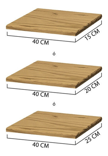 Sajo Floating Shelves with Invisible Brackets 40cm Offer 4