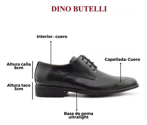 Men's Premium Quality Leather Dress Shoe by DinoButelli 7