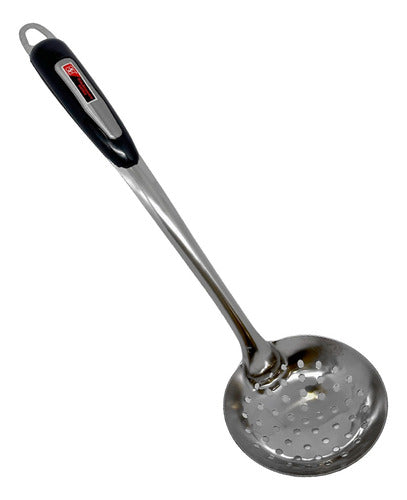 Perforated Ladle Stainless Steel Kitchen Utensil 0