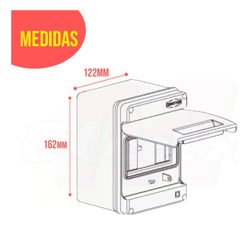 Caja Termica 4 Bocas Fume Superfie Conextube Electro Medina 1