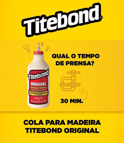 Cola Original Titebond Luthier Instrumentos Violão Guitarra 5