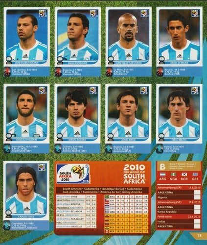 Panini Album Mundial Sudafrica 2010 (Album + Figuritas) Imprimible 3