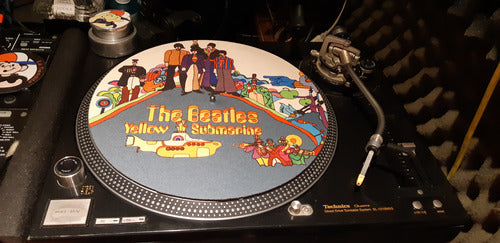 Beatles Yellow Submarine Slipmat Paño Latex Scratch 4