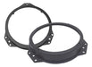 Speaker Adapters 6.5" Front Speakers Adapter Ring Pair Black 0