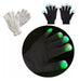 Guantes Led Luminoso Cotillon Fiesta 1 Par 0