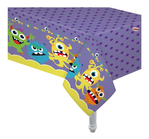 Party Store Monster Tablecloth 1.80 x 1.30 M - Plastic 0