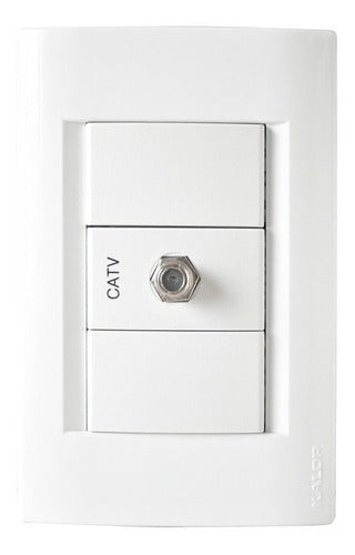 Kalop Light Switch Armada Civil Tv Pin Fino White 0