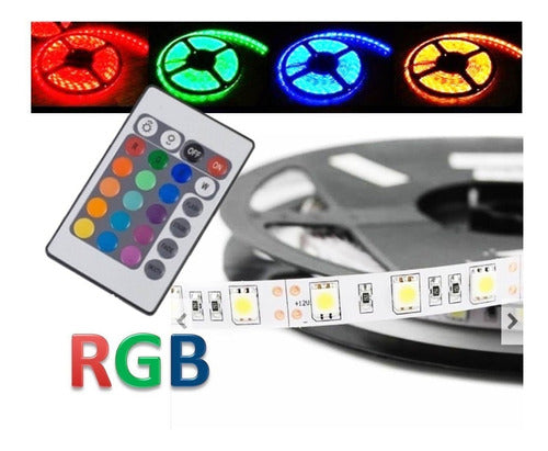 LED RGB Kit 10 Meters 5050 RGB Light Strip + Controller + Power Supply 5