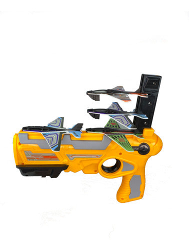 Lançador De Avião Brinquedo Soft Infantil Laranja - Fenix 0