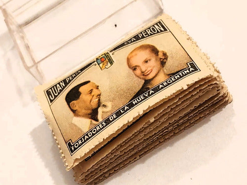 Stamp Evita Peron Political Collectible Sticker - 'Forjadores de la nueva Argentina' * Single 4