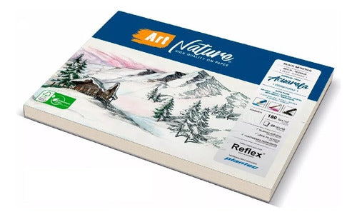 Papel Para Acuarela Art Nature 17x25 Block 20hjs 180gr 0