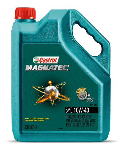 Castrol Engine Oil Change 10W40 + F Oil + Installation for Fox 1.6 0