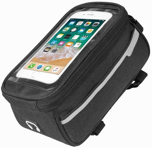 Rzahuahu Circuit Bicycle Pouch with Phone Holder 1