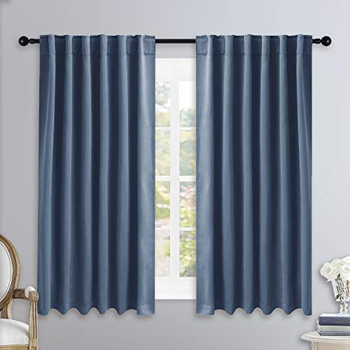 Nicetown Kitchen Window Curtains, 53.9-Inch Blackout Curtains 0