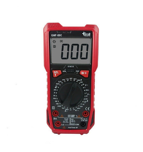 Gralf Digital Multimeter Manual Range Professional GMF89C 0