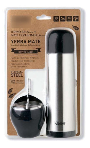 Set Mate Termo 500ml Stainless Steel Keep with Bombilla 3