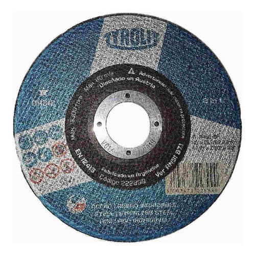 Tyrolit Basic Cutting Disc 115 X 1.6 Box of 10 U Iron Sheet 0