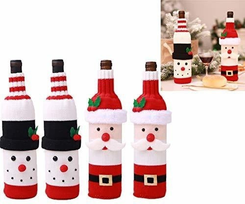 Youmay Handmade Christmas Wine Bottle Covers 0