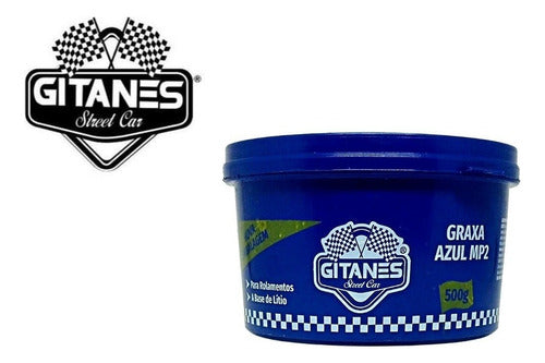 Graxa Lubrificante Azul Para Rolamentos Mp2 Gitanes 500g 1