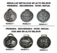 RM 100 Egresados Medals Mod 1 with Ribbon and School Name 2