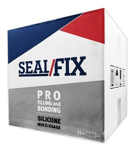 Sealfix Acidic Silicone Cartridge 300ml Transparent 1