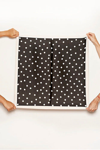 Silk-like Scarf with Polka Dots BA1581 0