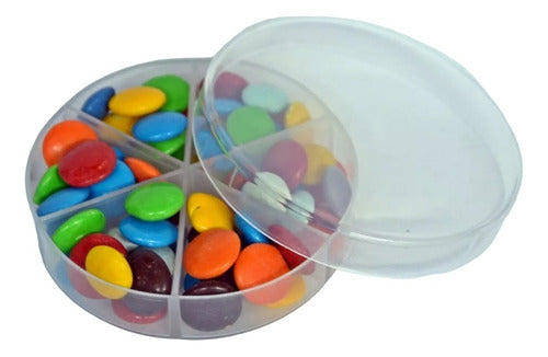 Set of 20 85x18 6-Compartment Pill Holders Souvenir Candy 0