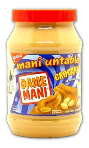 Dame Mani Crunchy Peanut Butter 510g - 3 Units 1