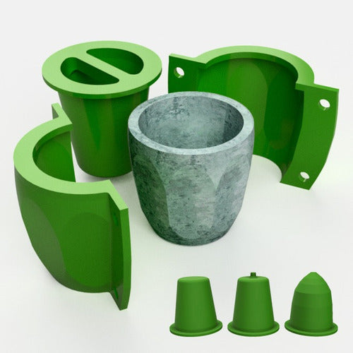 Detta3D Cement Pot Mold Vase Mod4 0