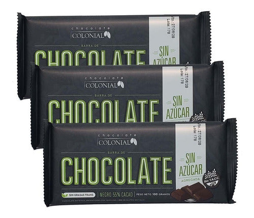 Sugar-Free Dark Chocolate Colonial - 3 Units 0