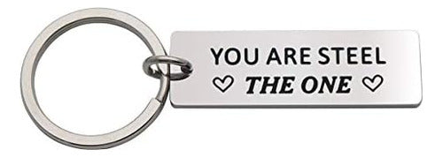 Beeshion 11 Years and I Steel Love You Personalized Keychain 0