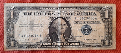 Billete 1 Dólar Sello Azul 1957 Estados Unidos 0