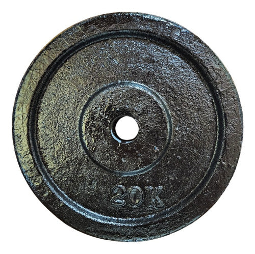 10kg Cast Iron Weight Plate - 100% Solid 6