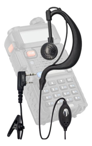 Kit 5 Fone Radio Comunicador Baofeng Walk Talk P/ 777s Uv5r 5