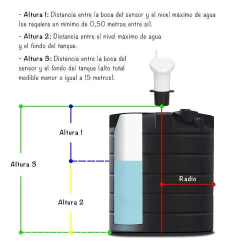 Ultrasonic Liquid Water Tank Level Meter Sensor 2