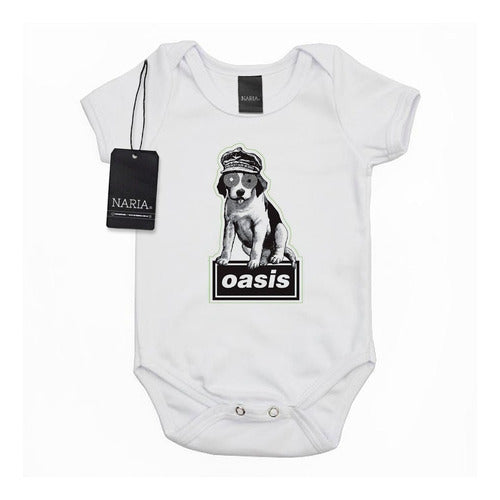 Naria Store Body Bebe Manga Corta Oasis Dibujo Art Logo - Muo2 0