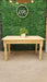 Solid Pine Dining Table 1.40 x 0.80 with Drawer - Reinforced - Exclusive Decor Options 2