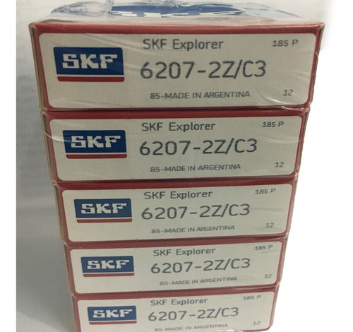 SKF Rodamiento 6207 ZZ/C3 Explorer (35x72x17mm) - 10 Unidades 1