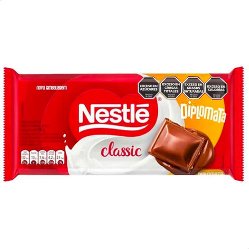 Nestlé Chocolate Classic Diplomata Cremoso Catañas Caju X3 1