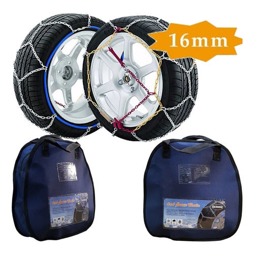 Snow Chains for Snow/Ice/Mud on 235/45 R20 Wheels 5